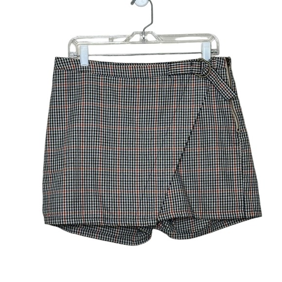 Edition black plaid skort skirt size 12 - Picture 9 of 11